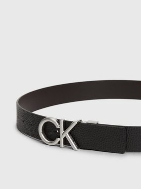 Calvin Klein Ledergürtel ADJ/REV CK METAL