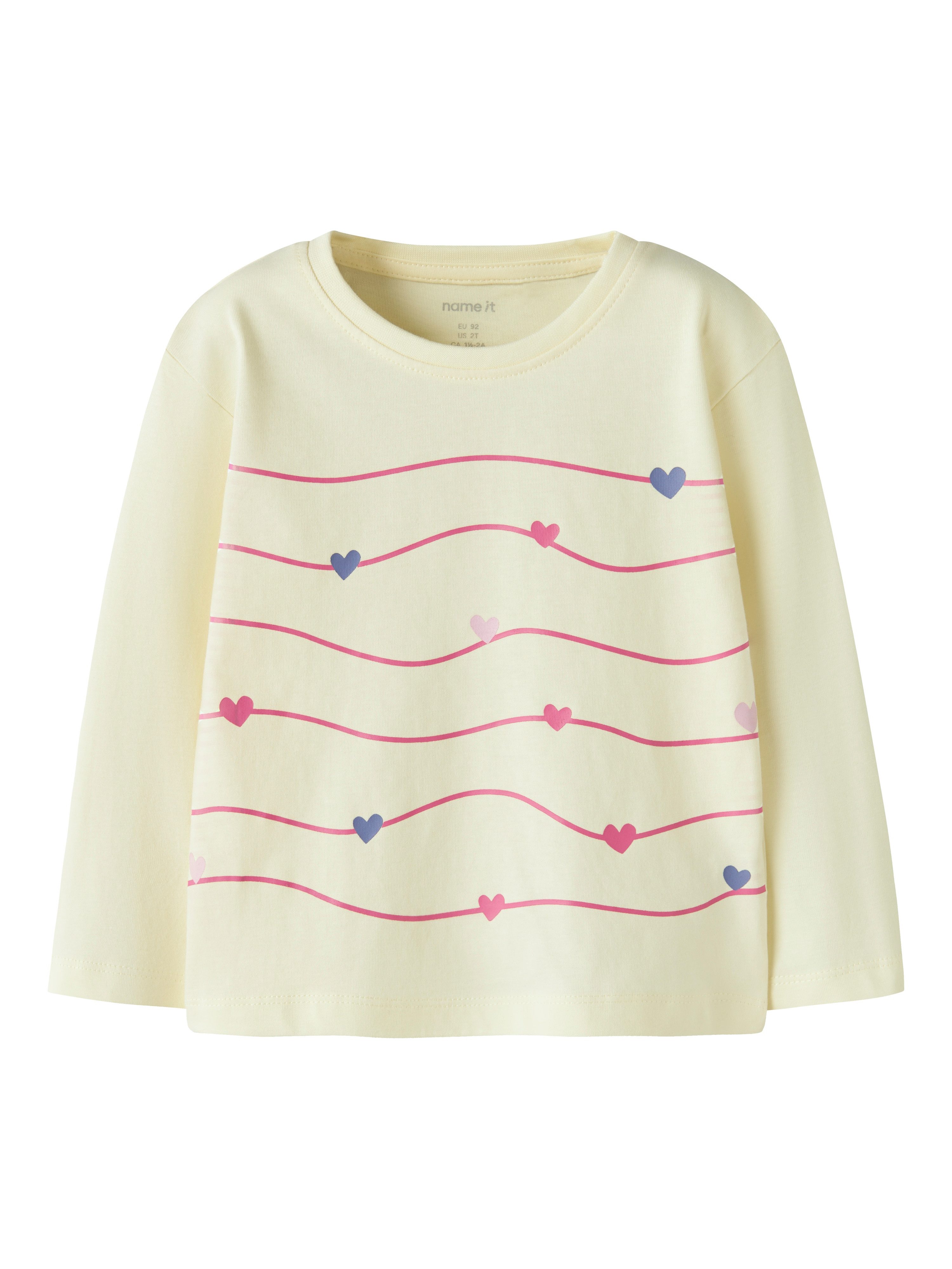 Name It T-Shirt NMFVEEN LS NREG TOP Baumwolle, regular fit