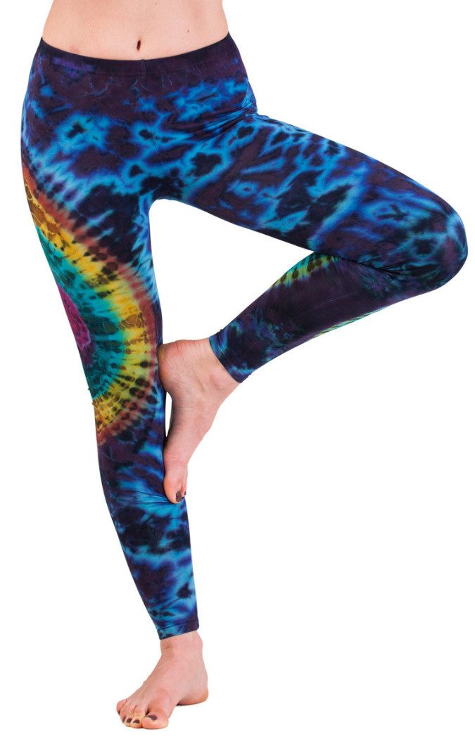 PANASIAM Leggings Unikat Batik Leggings 'Sonne' günstig online kaufen