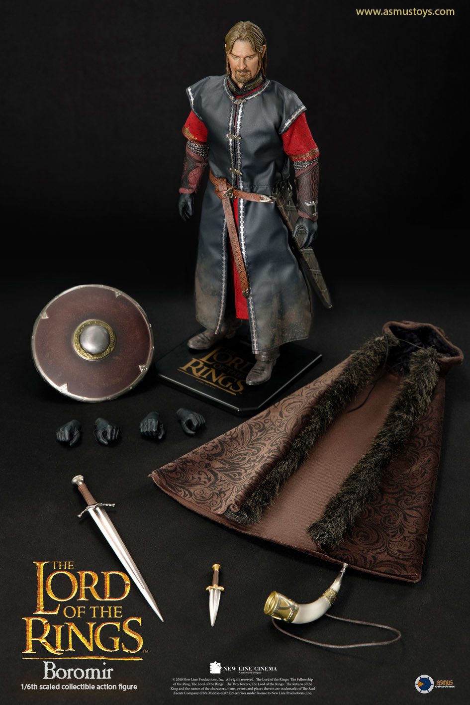 Asmus Collectible Toys Actionfigur THE LORD OF THE RINGS (DER HERR DER RINGE) SERIES BOROMIR 1/6 ACTIONFI