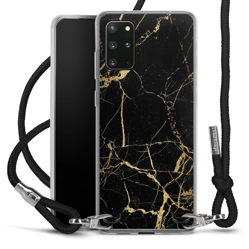 Deindesign Handyhulle Blackgoldmarble Look Samsung Galaxy S Plus 5g Handykette Hulle Mit Band Case Zum Umhangen Cover Mit Kette Marmor Schwarz Muster Online Kaufen Otto