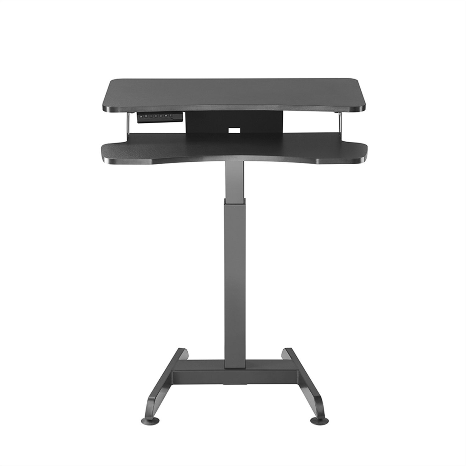 Maclean Arbeitstisch MC-835 Elektrischer Steh-Sitz-Schreibtisch mit Memory & Timer, höhenverstellbar 72–122 cm, max. 37 kg