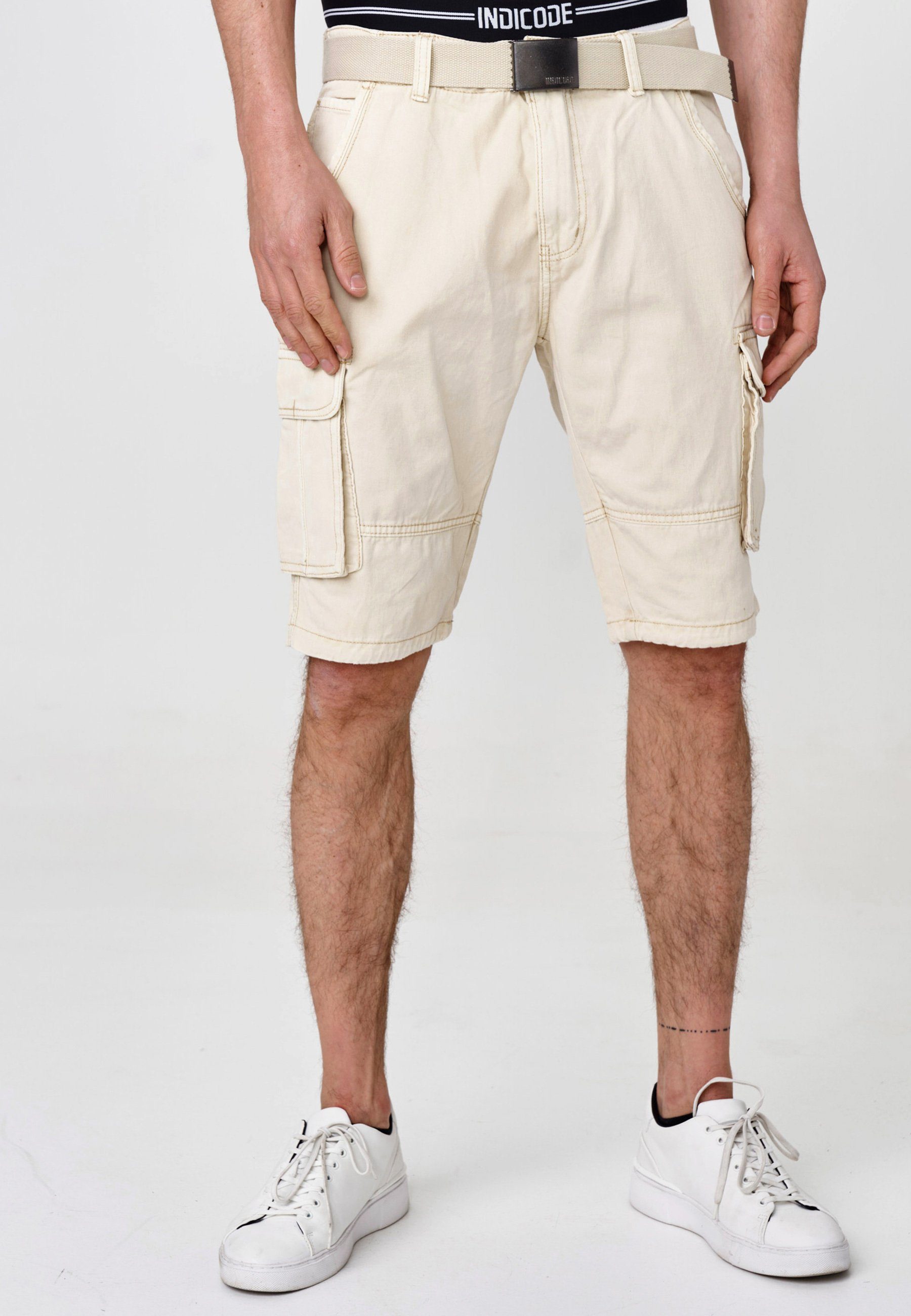 Blixt Indicode Cargoshorts Fog