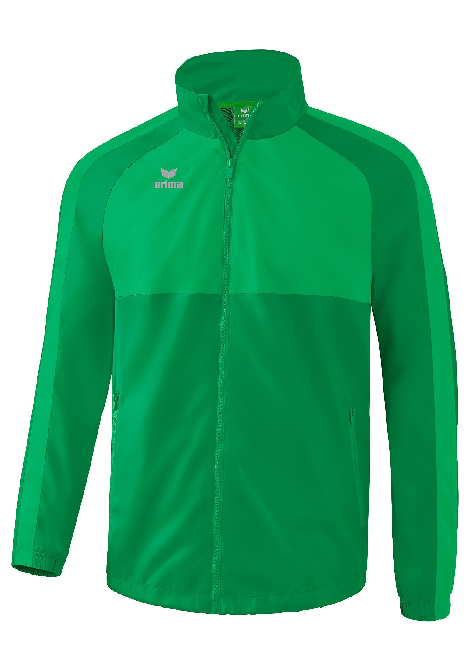 Erima Allwetterjacke Unisex Erwachsene TEAM Allwetterjacke - Hoher Stehkragen mit integrierter Kapuze