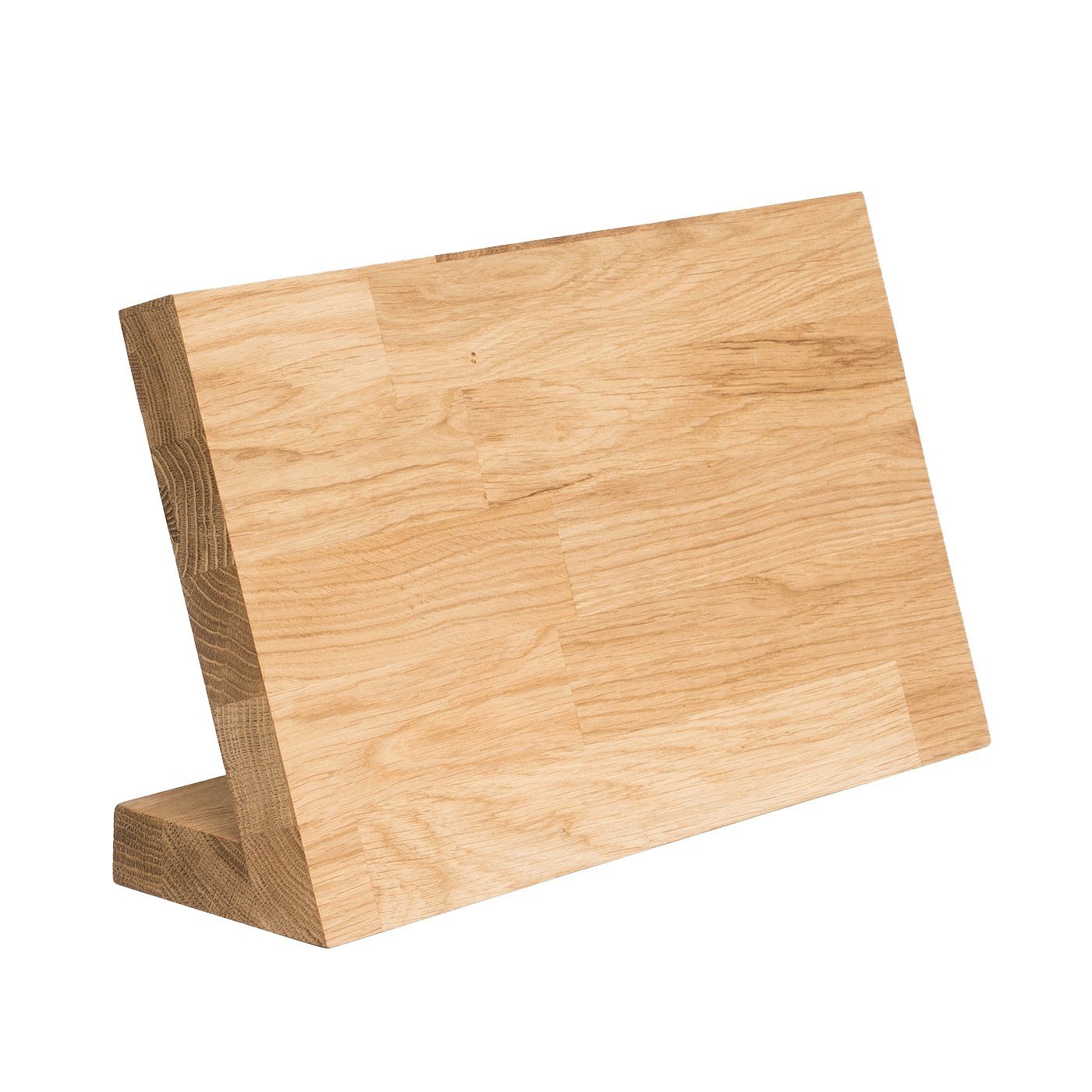 Camolo Magnet-Messerblock aus Eiche Messerhalter ohne Motiv (1tlg), Extra starke Magnete