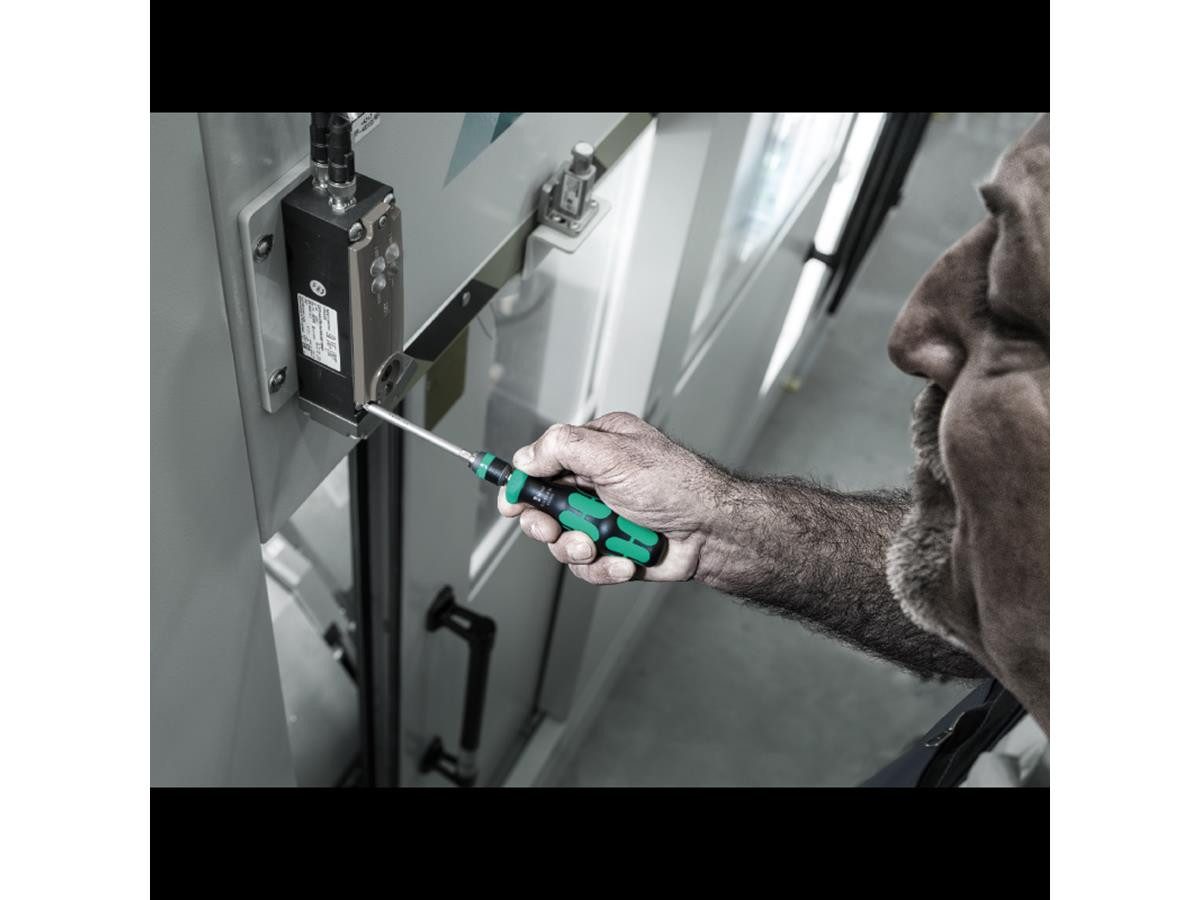Wera Schraubendreher Kraftform Kompakt 838 RA-R M, (Set, 15-teilig), für Bits mit 1/4" Außensechskantantrieb, inkl. robuster Falttasche