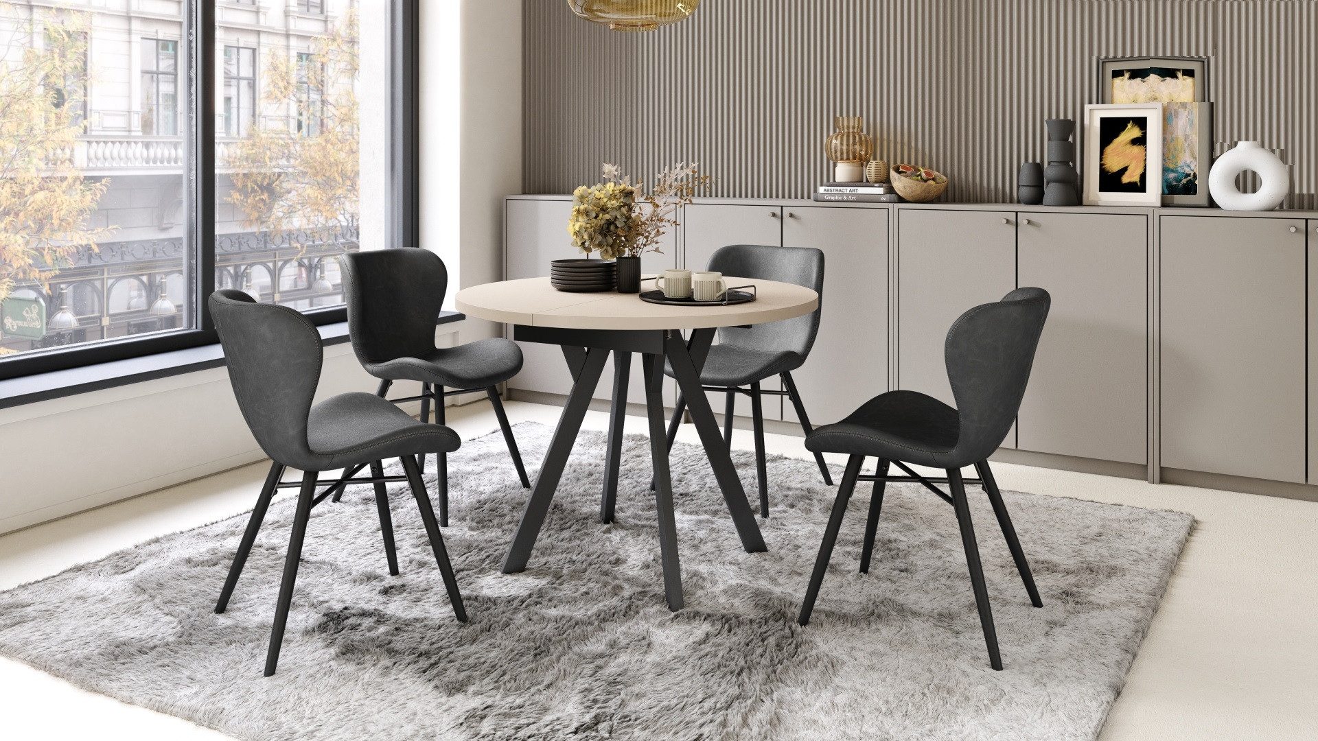 designimpex Esstisch Design Esstisch Aldo ausziehbar günstig online kaufen