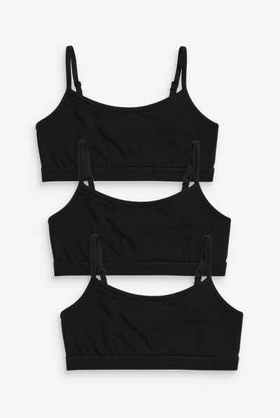 Next Crop-Top Kurze Tops, Dreierpack, (3-tlg)