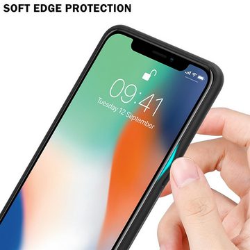 Cadorabo Handyhülle Apple iPhone X / XS Apple iPhone X / XS, Robustes Hard Case - Handy Schutzhülle - Hülle - Back Cover Bumper