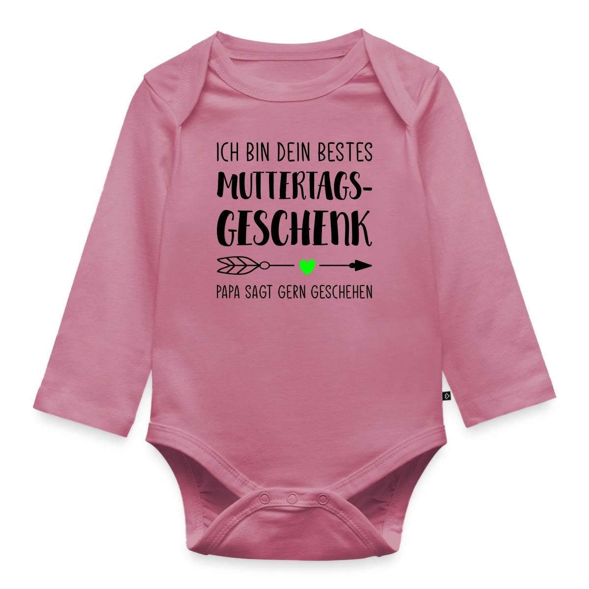 Langarmbody Bestes Muttertagsgeschenk Von Papa Tages Baby Body Langarm