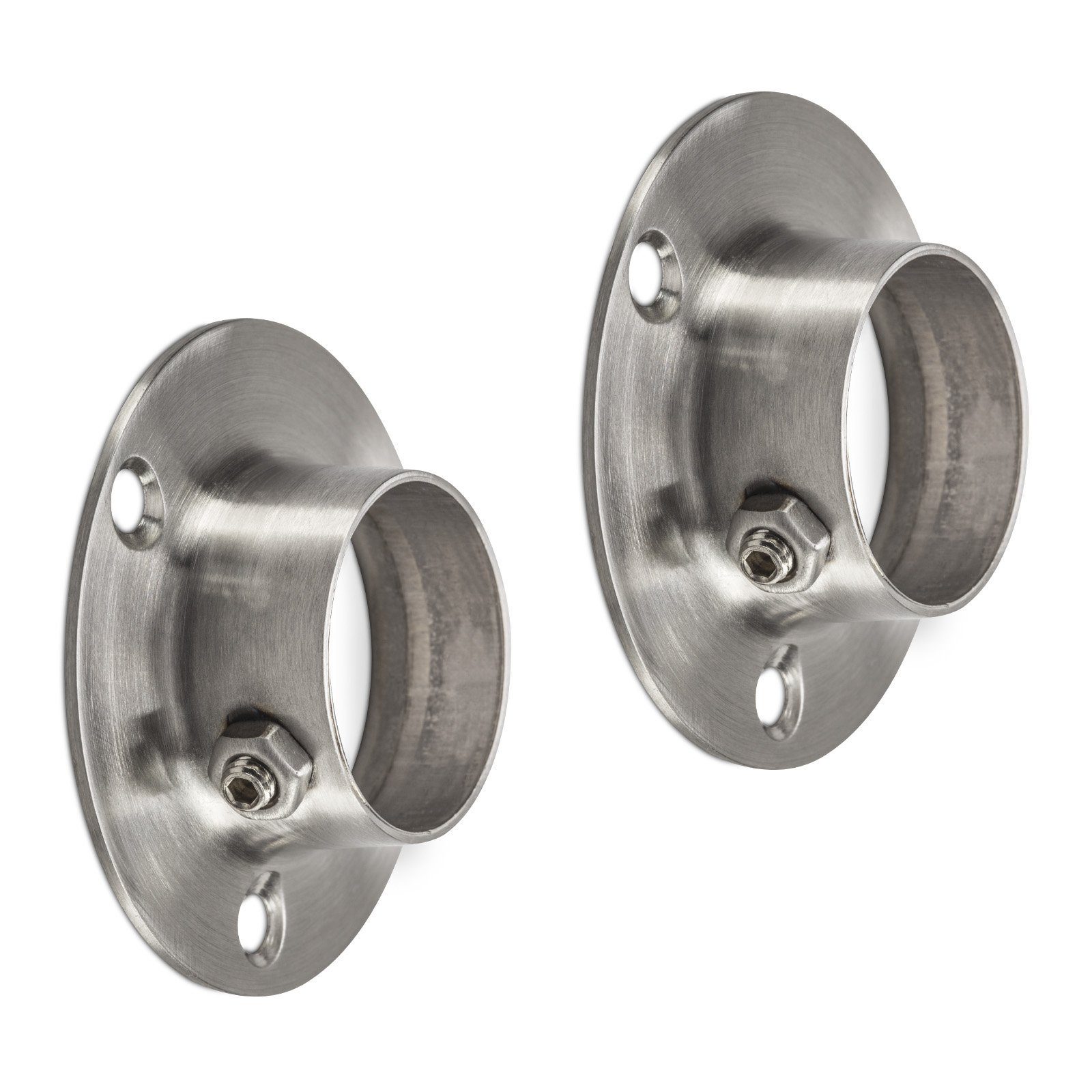 SO-TECH® Garderobenstange Garderobenstange Schrankstange Edelstahl rund Ø 2 günstig online kaufen