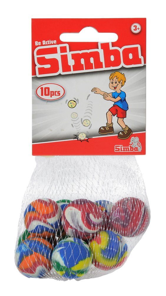 SIMBA Spielzeug-Gartenset Outdoor Spielzeug 10 Sprungbälle im Netz zufällige Auswahl 107358168