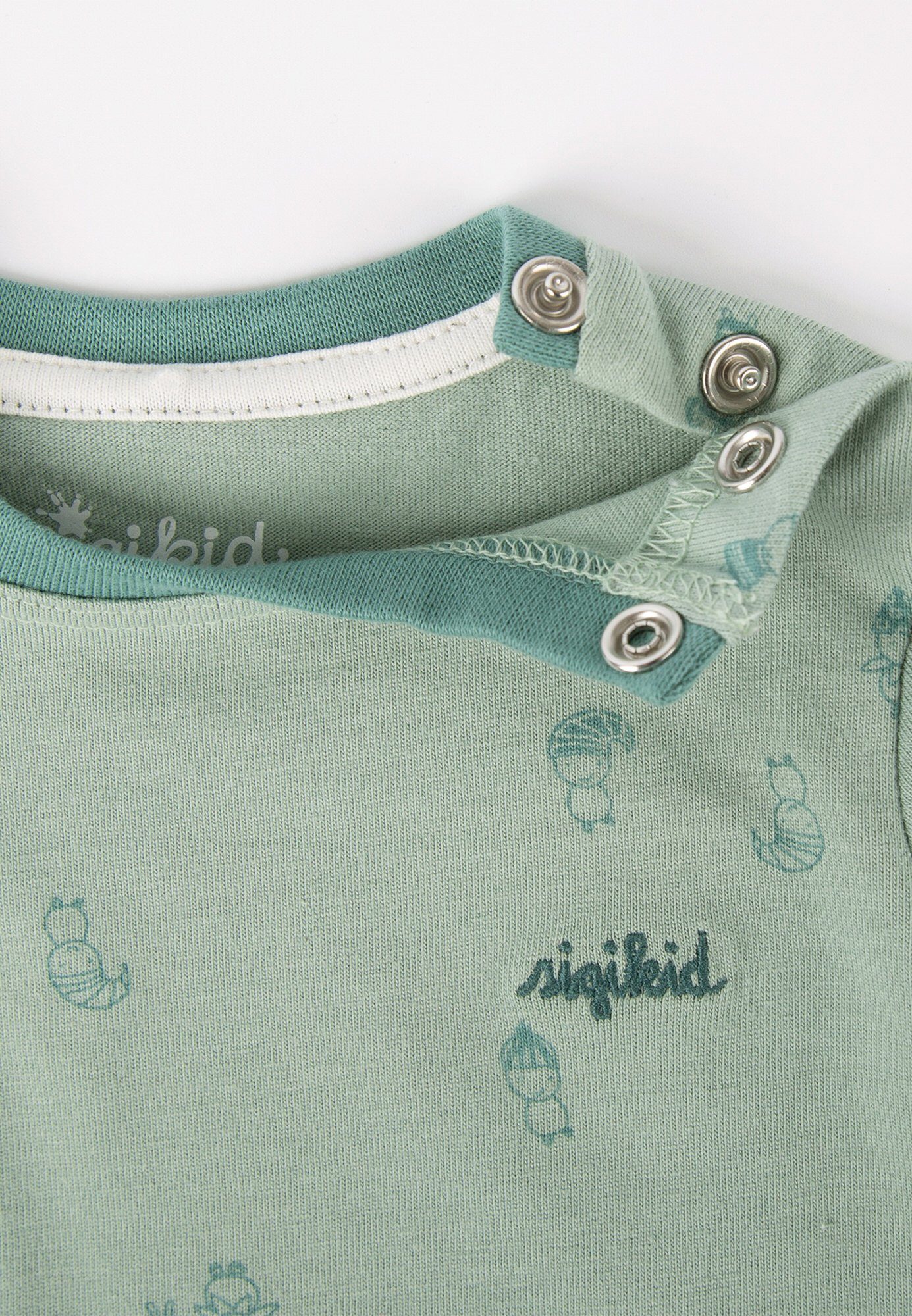hellgrün Shirt Baby Sigikid Langarmshirt Langarmshirt (1-tlg)