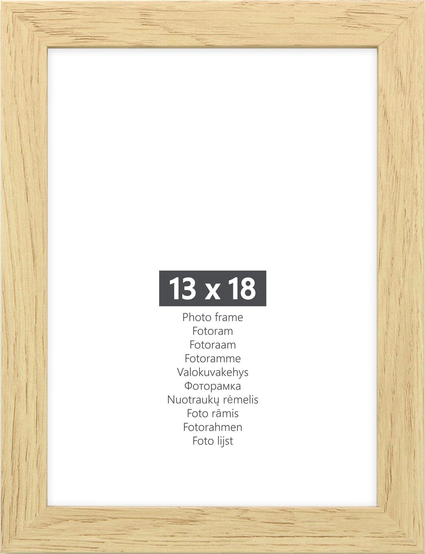 4x 10 natur 2x andas 13x18 A4) Bilderrahmen (Set, Bilderrahmen-Set + (DIN St), 21x30 A5) + 15x20 10x15 2x + 10er, cm (DIN 2x