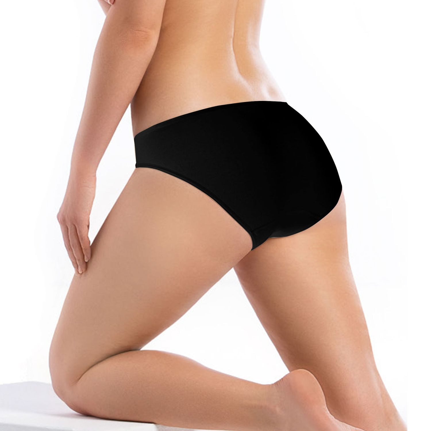 Schöller Slip Basic ELASTIC-SINGLE Bikinislip ohne Seitennähte, flache Abschlüsse im 5er Pack