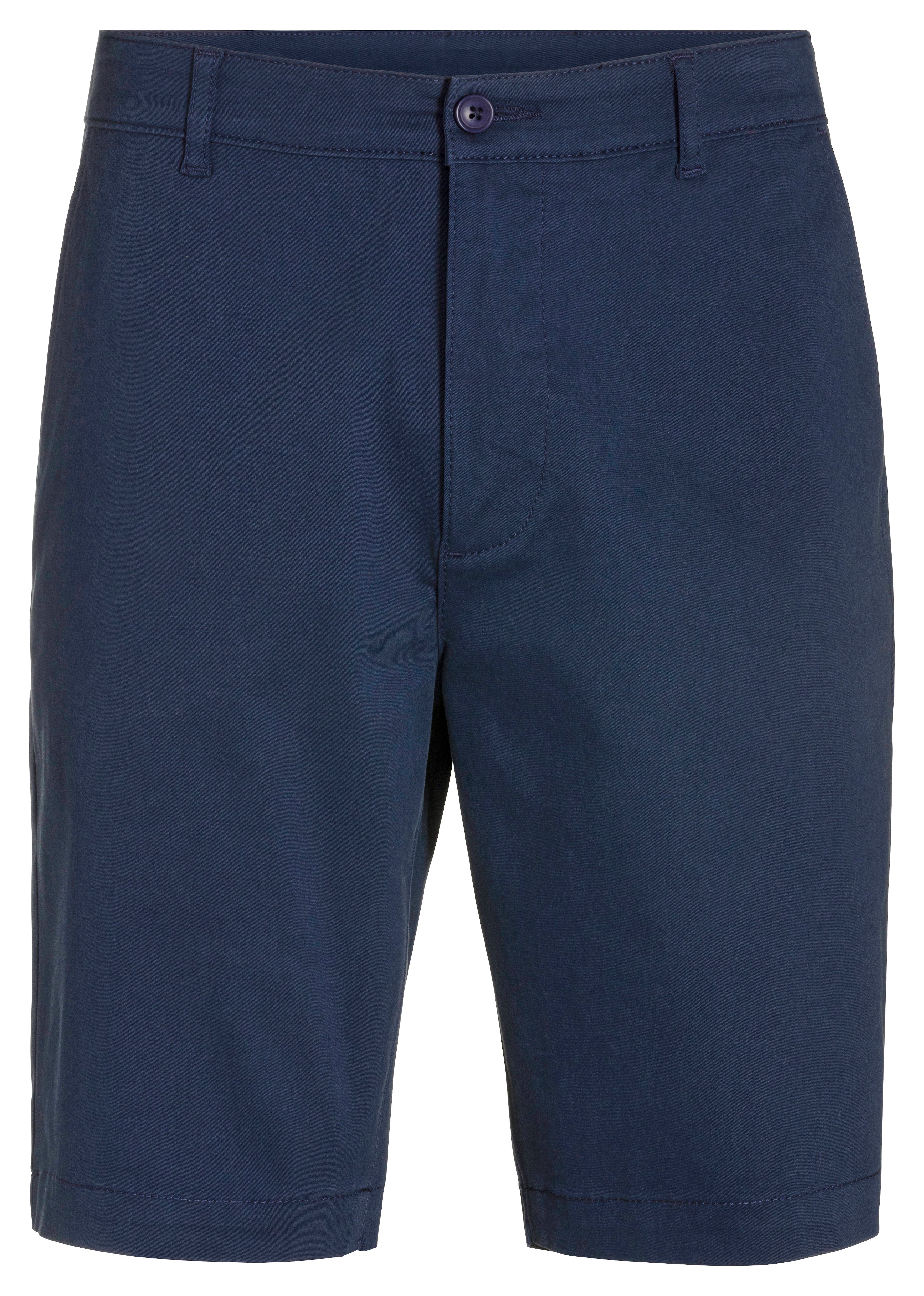 Baumwoll-Qualität Shorts aus navy H.I.S elastischer
