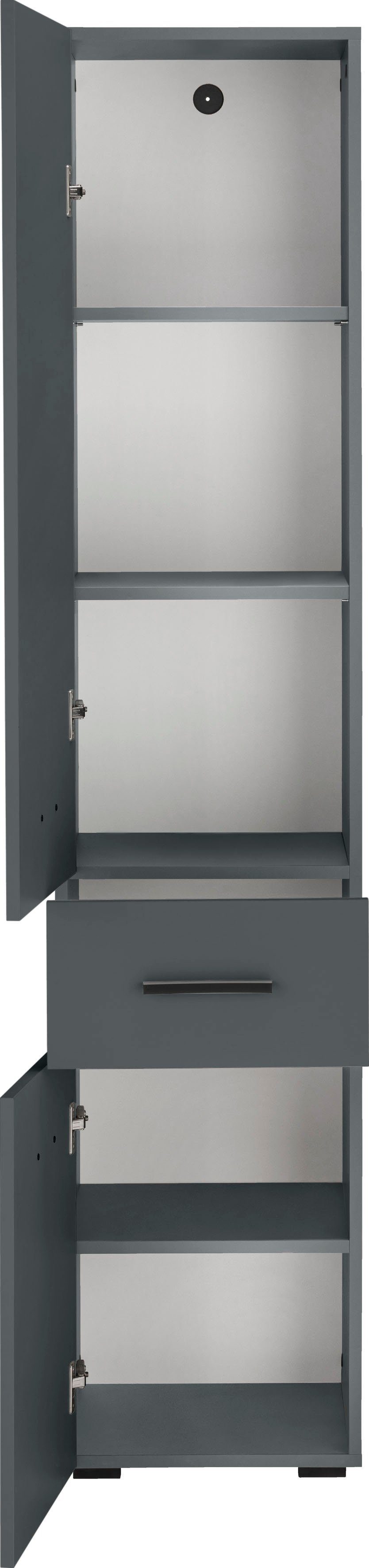 INOSIGN Hochschrank Skara 3 verstellbaren Einlegeböden hinter den Türen, Breite 38cm, Höhe 180cm