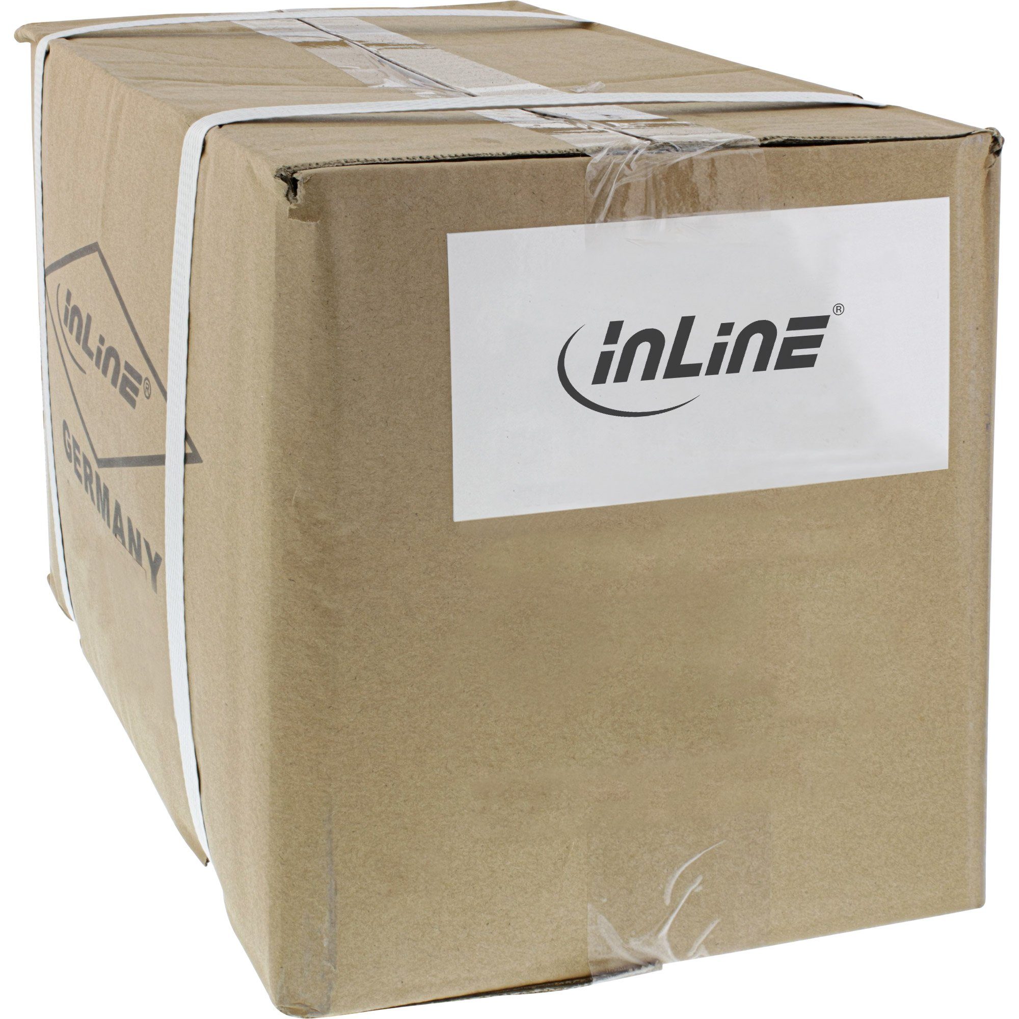 Inline 40er B-Pack InLine® Patchkabel, S/FTP (PiMf), Cat.6, PVC, CU, grau, 2m LAN-Kabel