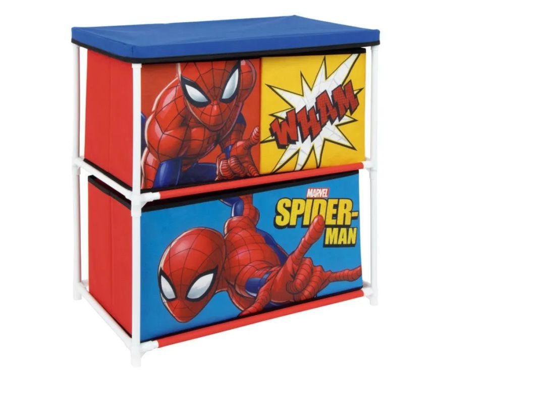 Arditex Aufbewahrungsbox Spiderman - Ablagefach mit 3 Schubladen - 53 x 30 x 60 cm (1 St)