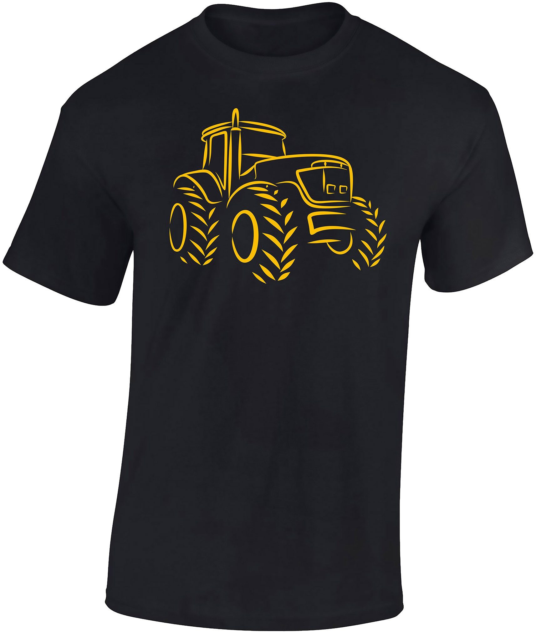 Baddery Print-Shirt "Traktor" T-Shirt Männer Herren günstig online kaufen