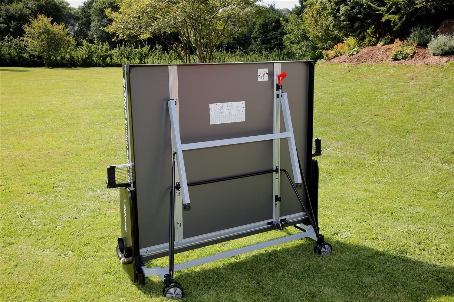 Donic Tischtennisplatte Outdoor Roller 1000 in grau, 274 x 152,5 x 76 cm, Tischtennistisch Table Tennis