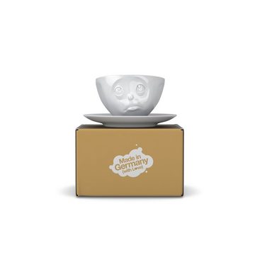 FIFTYEIGHT PRODUCTS Tasse Tasse Och bitte weiß - 200 ml - Kaffeetasse Weiß - 1 Stück