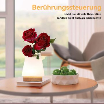 Welikera LED Schreibtischlampe Vase Schreibtischlampe, 1600mAh dimmbar Schlafzimmer/Wohnzimmer