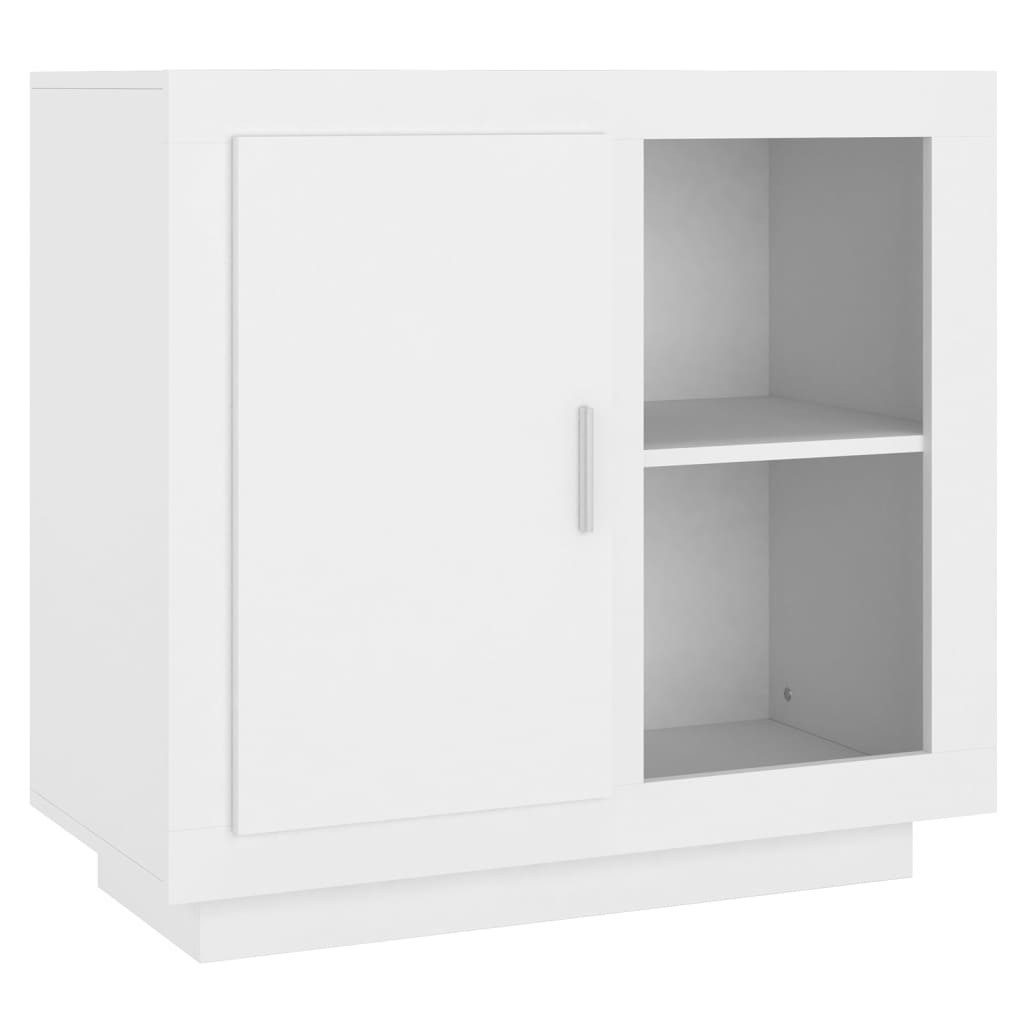 vidaXL Sideboard NA Sideboard Weiß 80x40x75 cm