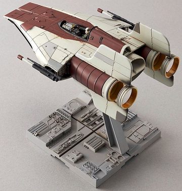 Bandai Modellbausatz Modellbausatz A-Wing Starfighter, Maßstab 1:72