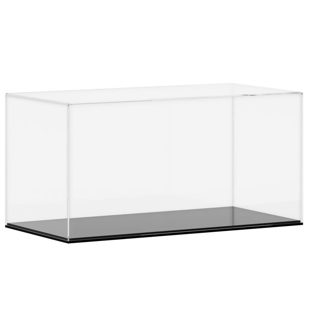 vidaXL Glasvitrine Vitrine Transparent 24x12x11 cm Acryl