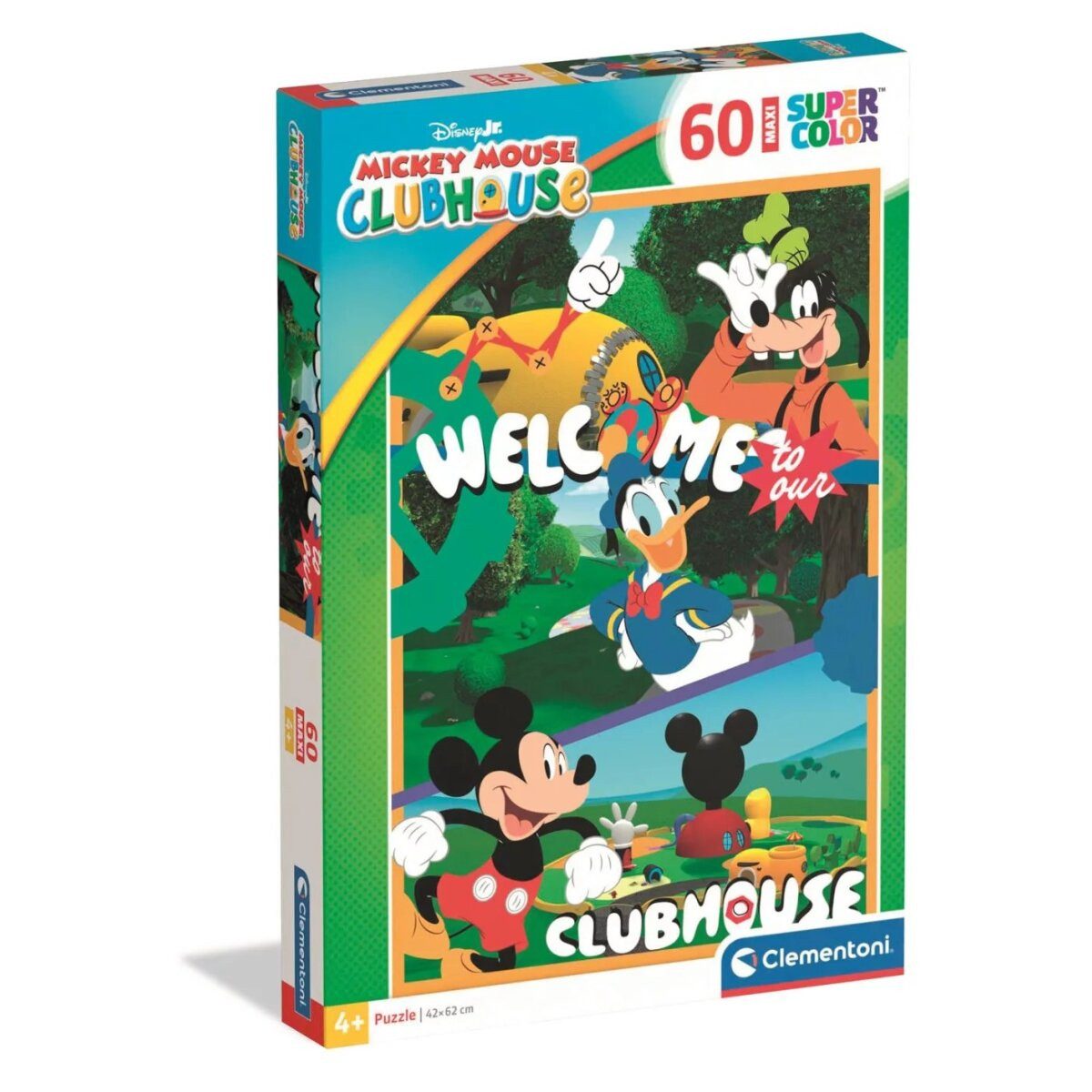 Disney Lernspielzeug Disney Mickey Clubhouse 60-teilige Maxi-Puzzle Clementoni
