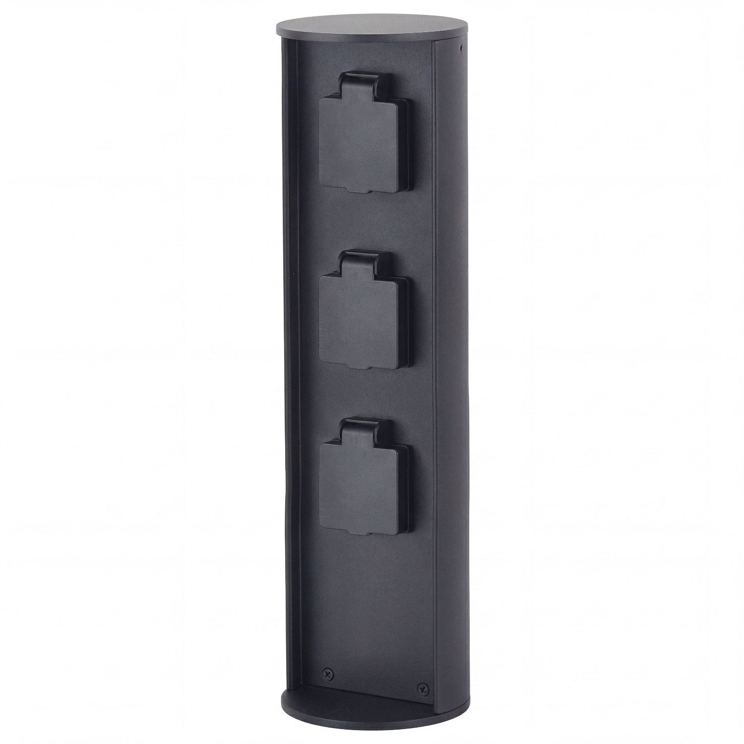 Licht-Erlebnisse Gartenleuchte ARKNON, ohne Leuchtmittel, Aluminium Schwarz Aluminium IP44 3 fach 3500W 40 cm Garten Terrasse