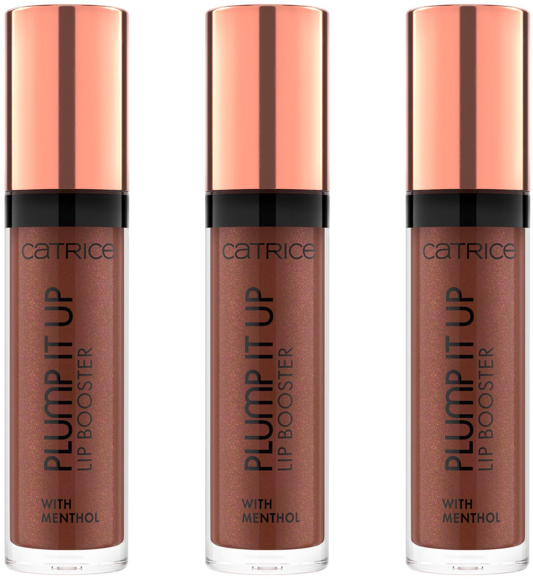 Catrice Lip-Booster Plump It Up Lip Booster, 3-tlg., mit hochglänzendem Finisch