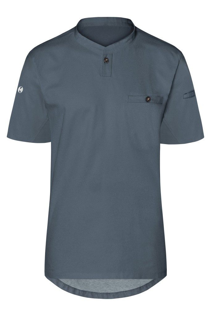 Karlowsky Fashion Kurzarmshirt KARLOWSKY Herren Arbeitsshirt PERFORMANCE Kurzarm Slim Anthrazit