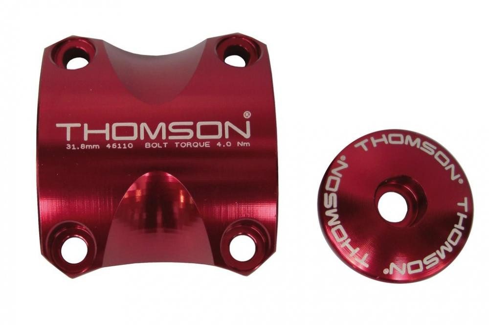 Thomson Fahrradlenker Thomson Lenkerklemmung Kit Elite X4 MTB 31,8 rot