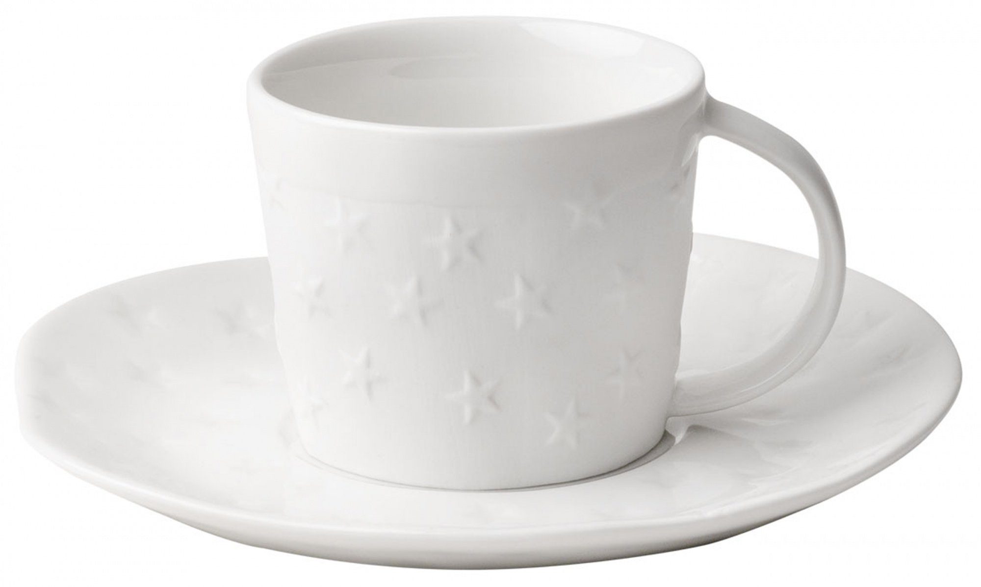 - Xmas Dinning Räder mit Kleine Espressotasse Räder Sterne Untertasse Tasse