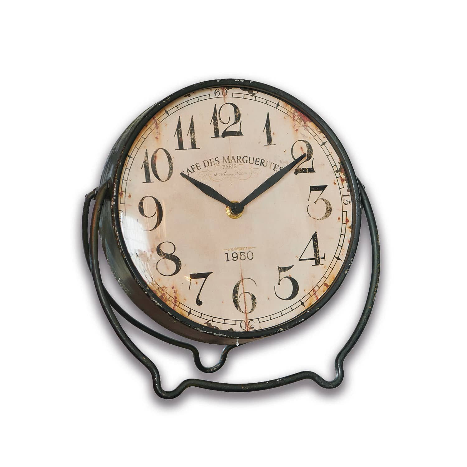 Mirabeau Wanduhr Uhr Falaise antikschwarz