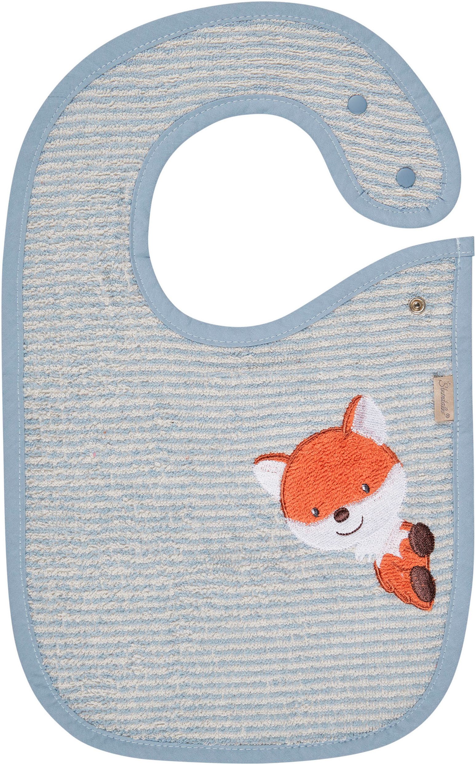 Sterntaler® Lätzchen Druckknopf Fuchs Filou, Made in Europe