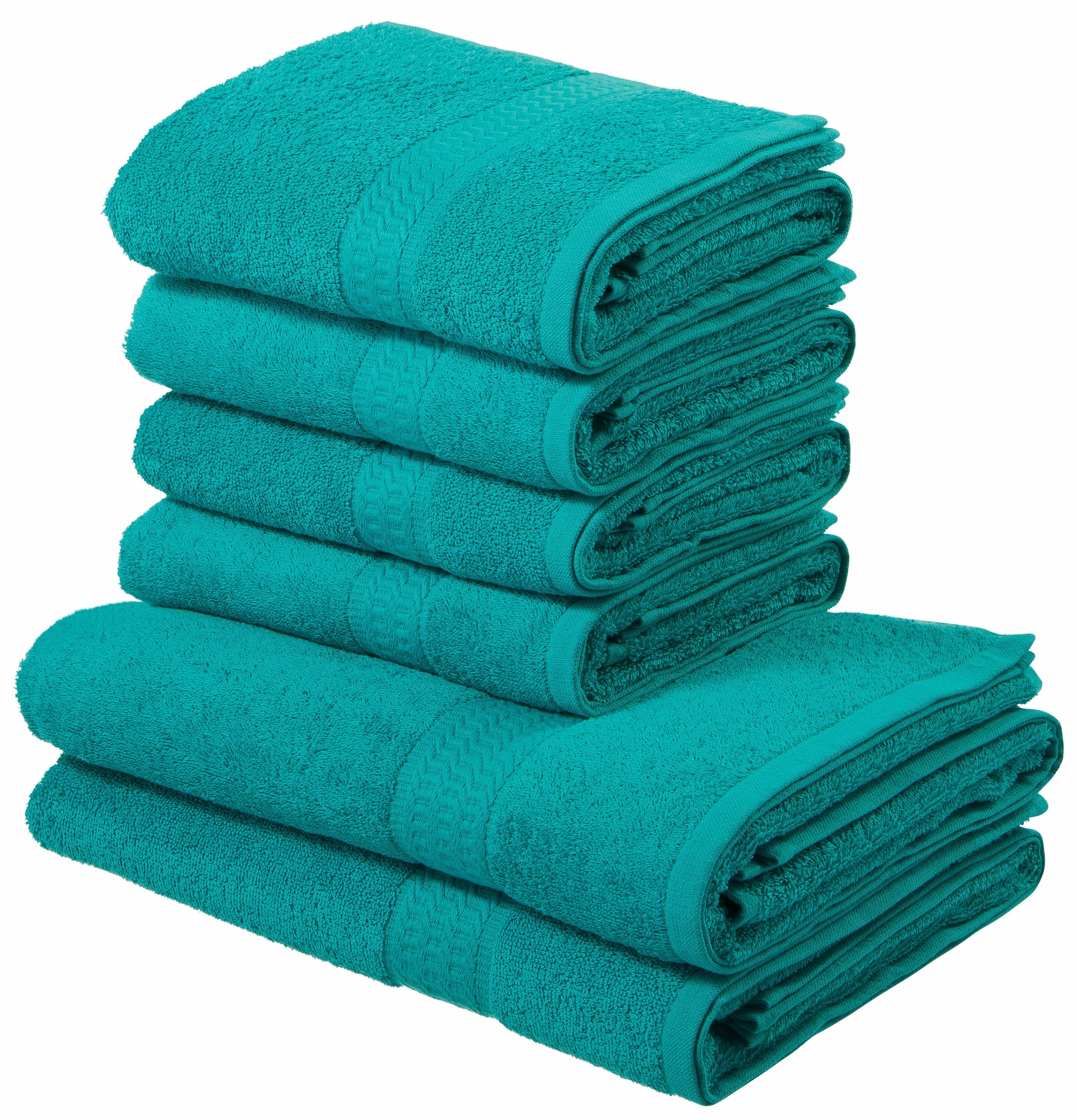 my home Handtuch Set Juna, 6-tlg., günstig online kaufen