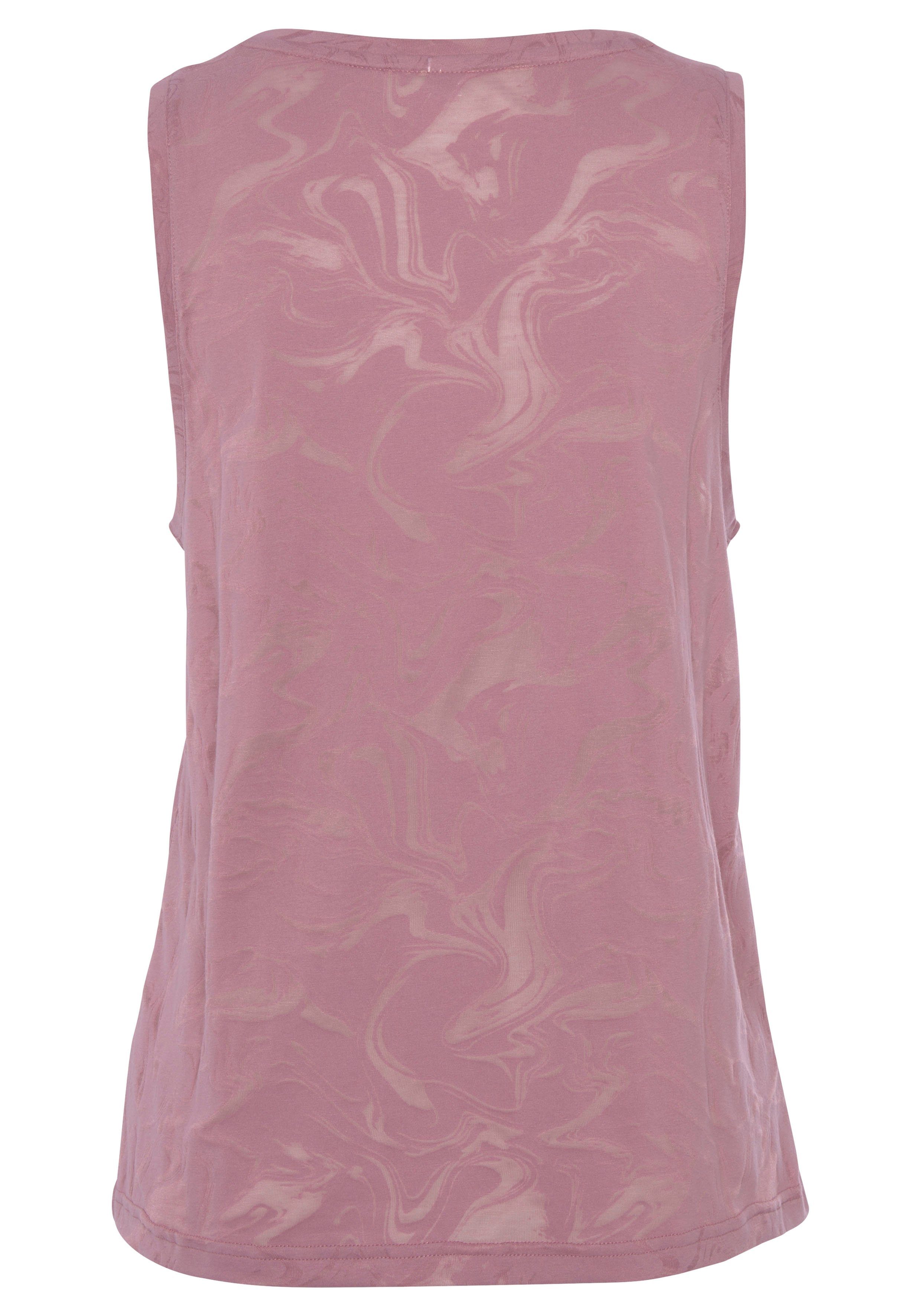 LASCANA ACTIVE Funktionsshirt Sportshirt mit Rundhalsausschnitt und Logodruck