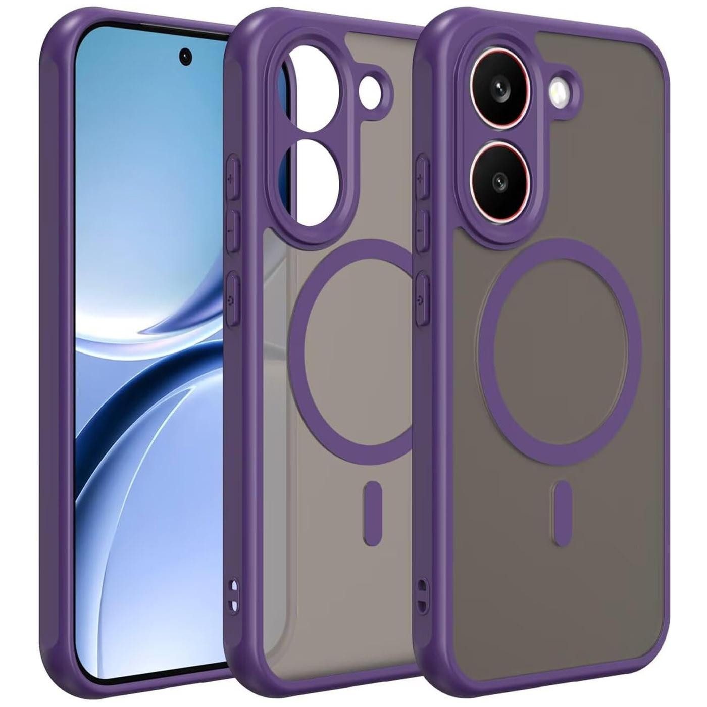 CoolGadget Handyhülle Magnet-Hülle für Xiaomi Poco X8 Pro Schutzhülle magnetisch 6,59 Zoll, Hülle Matt Stoßfest kompatibel mit QI-Laden Zubehör Kameraschutz Case