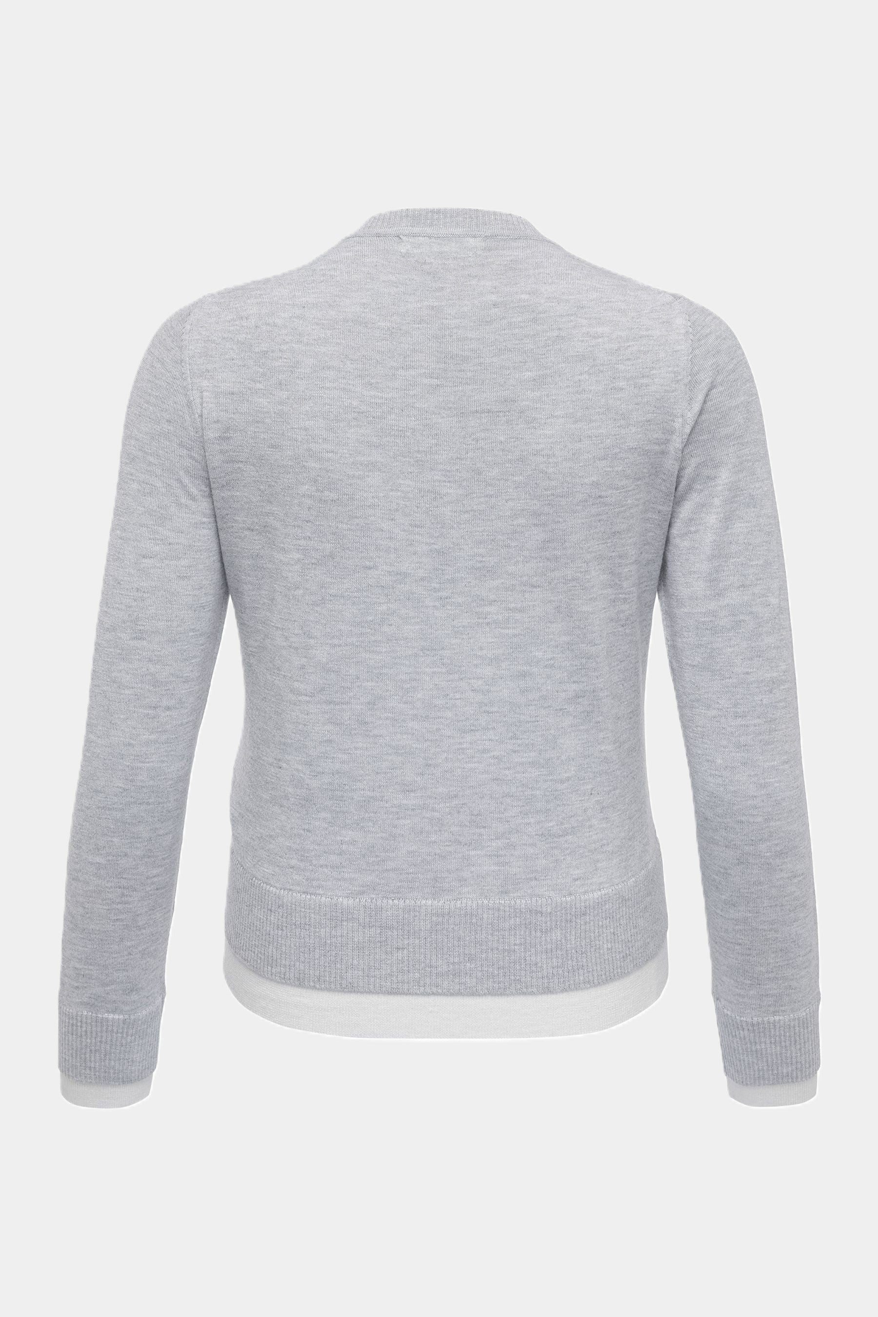 Cassis Strickjacke Cassis melierte Strickjacke - LIGHT GREY