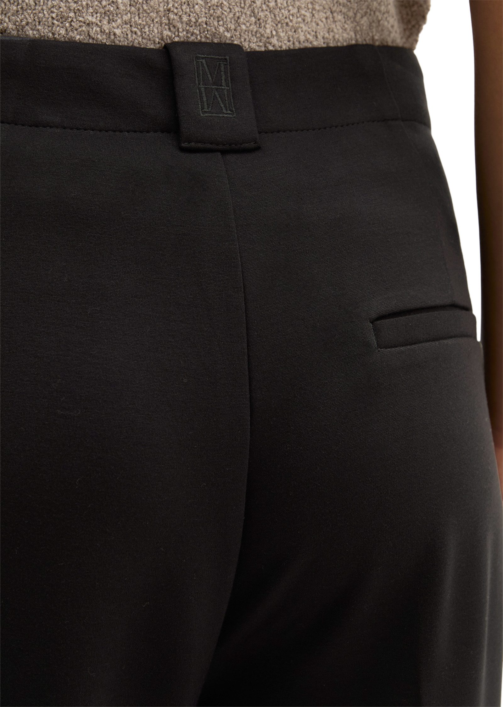 Marc O'Polo Jerseyhose aus kompaktem Interlockjersey – Bild 4 von 5