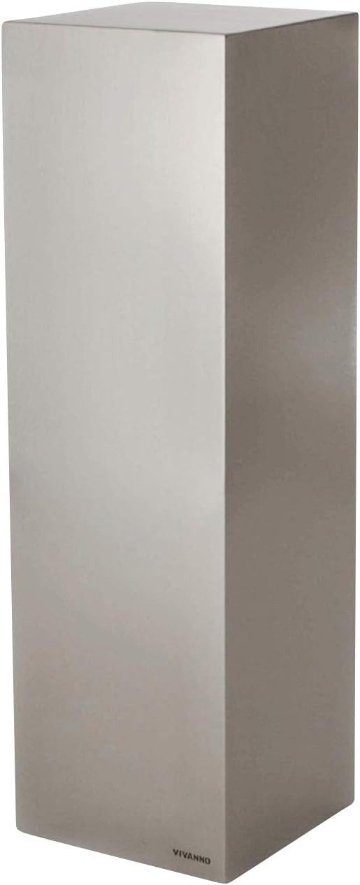 VIVANNO Blumenständer Edelstahl PODEST Kasten - Silber Gebürstet (1 St), 30 günstig online kaufen