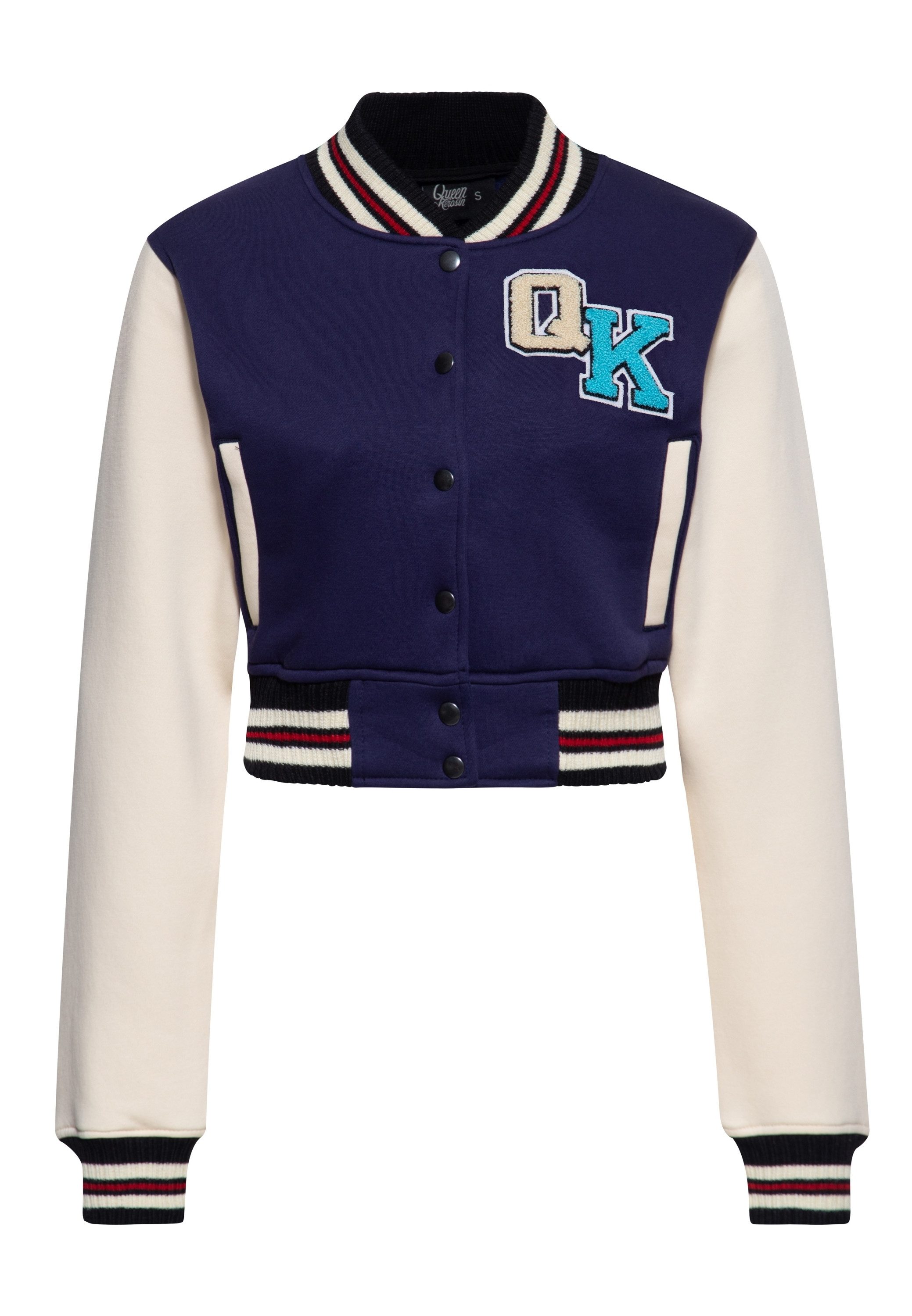 QueenKerosin Collegejacke Dolce Far Niente (1-St) Cropped Fit