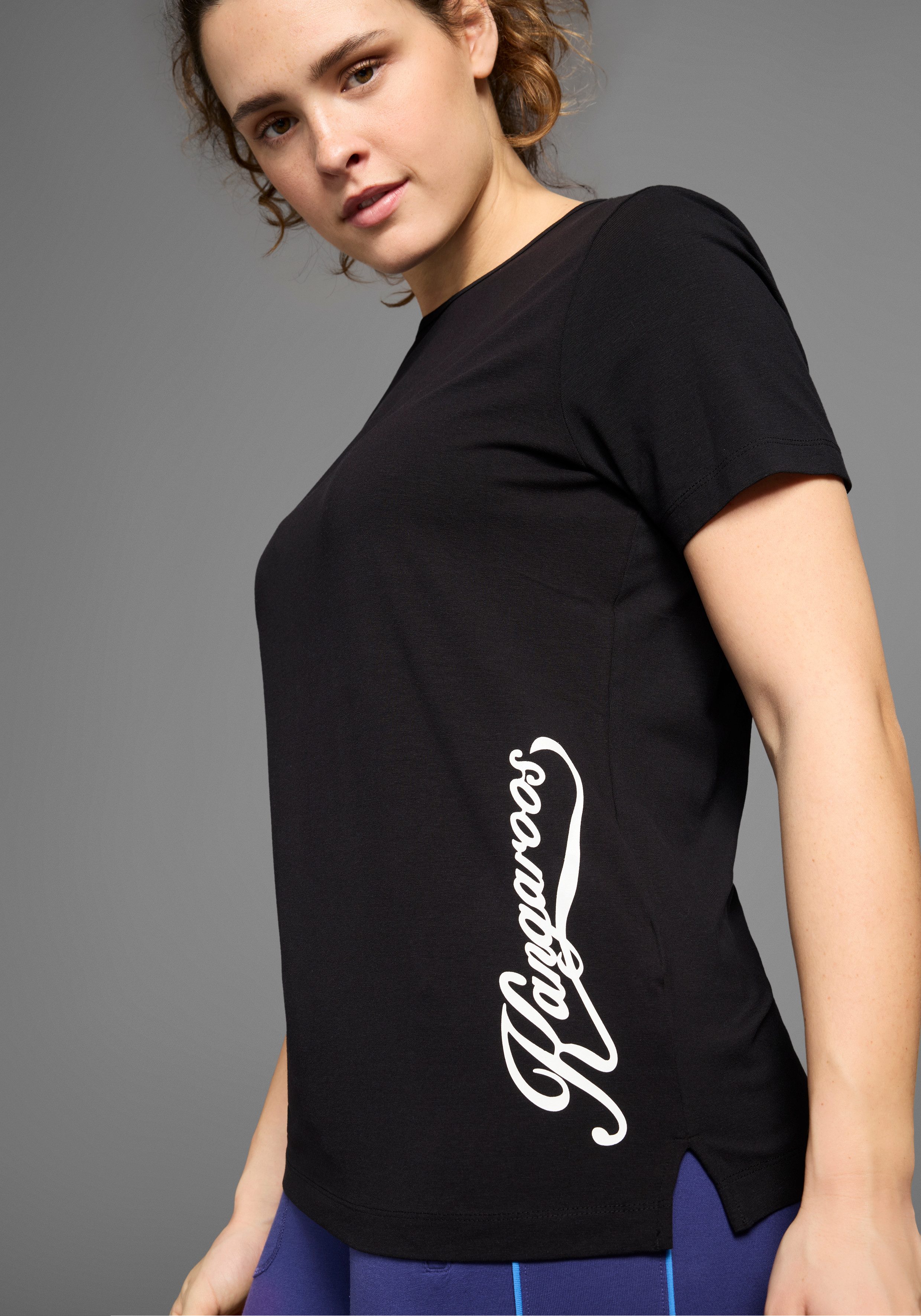 KangaROOS T-Shirt Kurzarm, casual, unifarben, große Größen günstig online kaufen