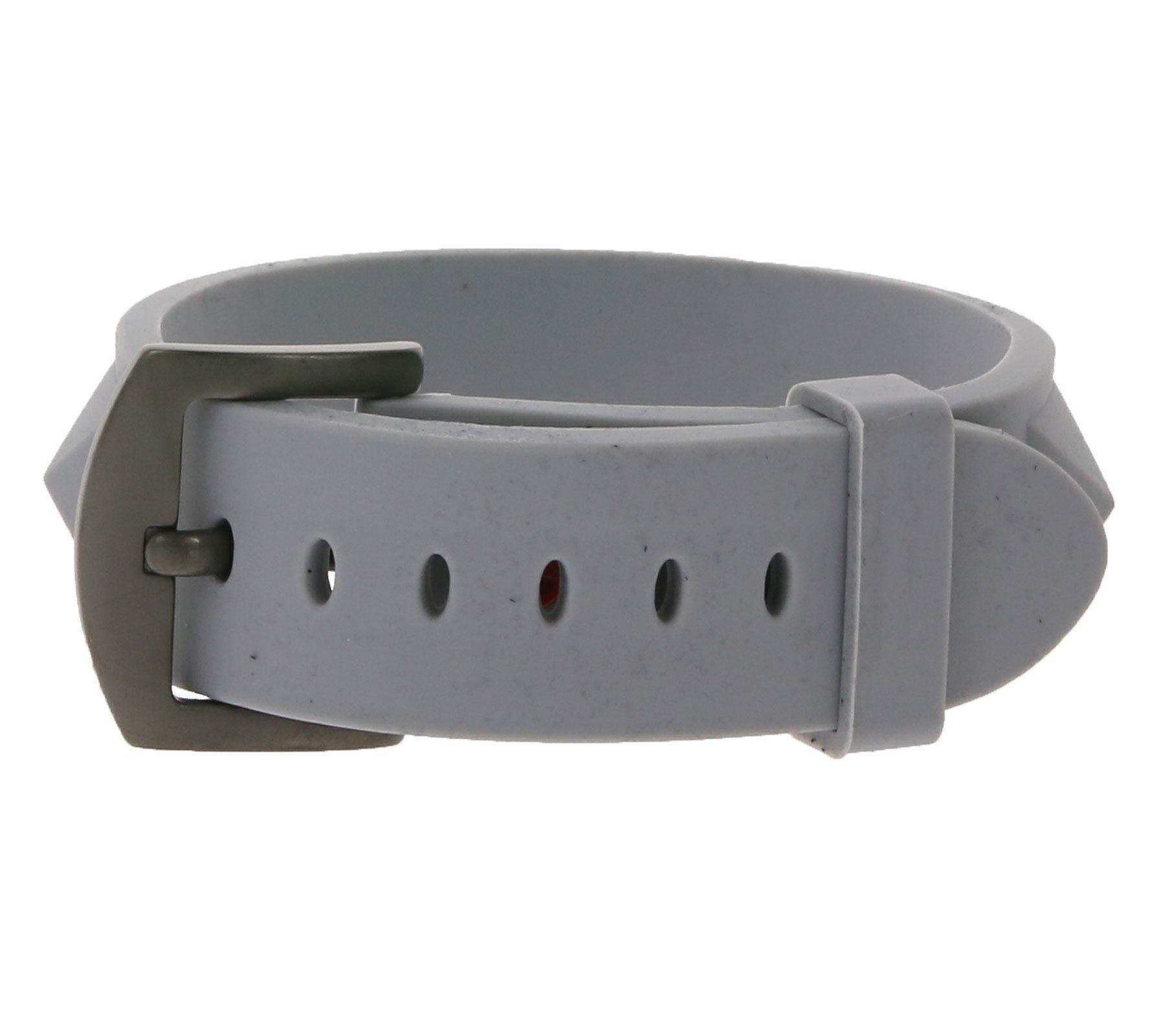 C3 C3 Schnallen-Verschluss Mode-Schmuck Arm-Schmuck mit Silikon-Armband Grau lässiges Armband