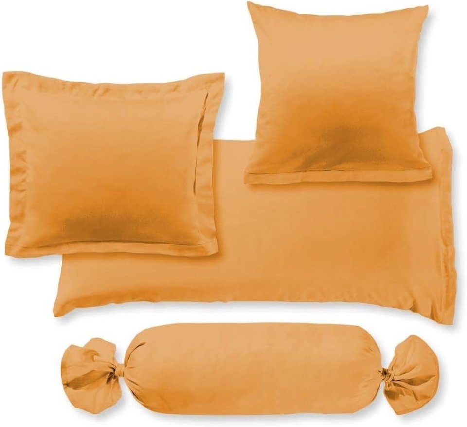 sleepling Kissenhülle Satin Kissenbezug, feinster Mako-Satin, viele Farben und Größen, Qualität Made in EU