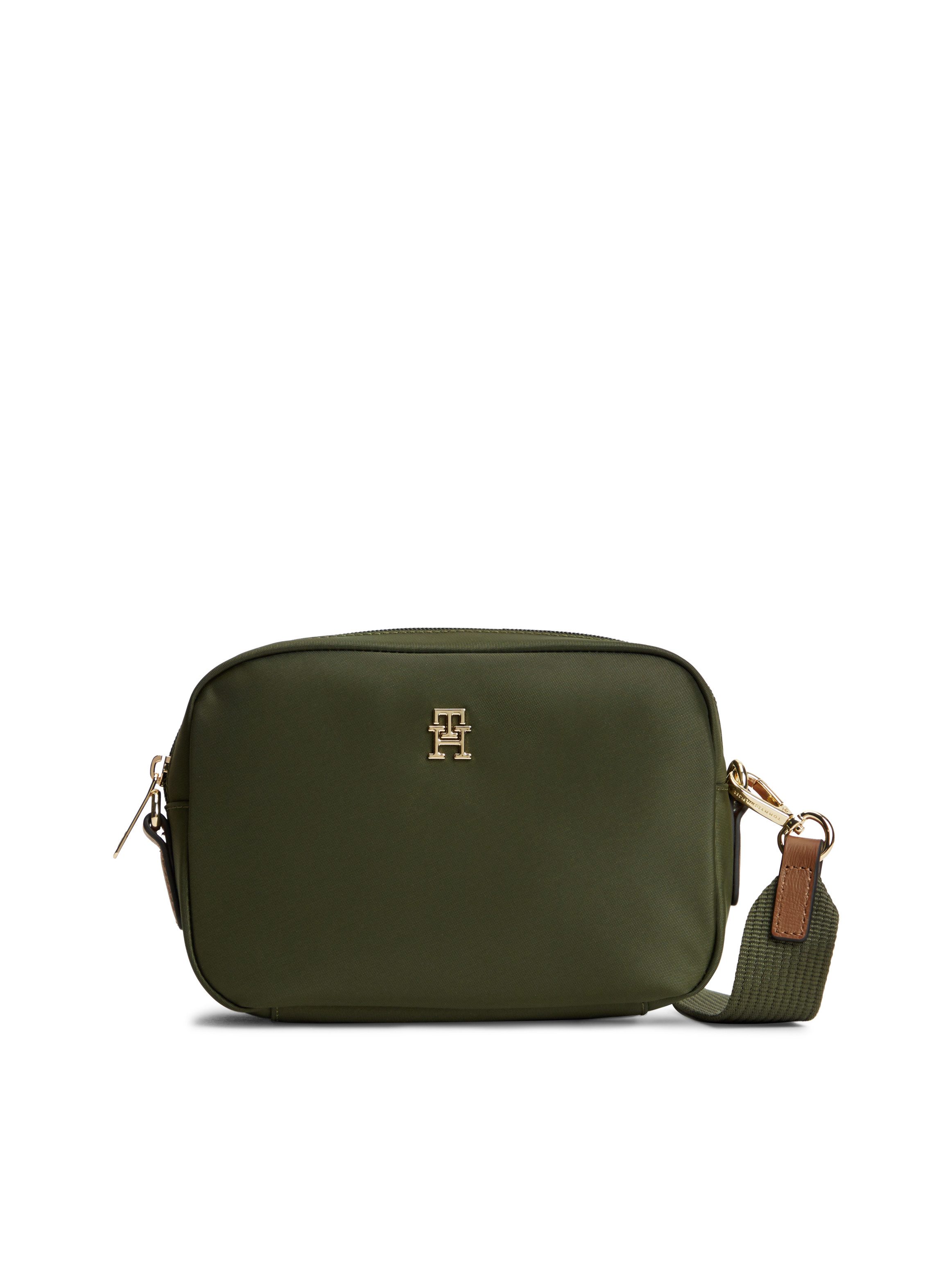 Tommy Hilfiger Mini Bag POPETTE CAMERA BAG, Damen Umhängetasche, Schultertasche mit TH-Schmuckelement