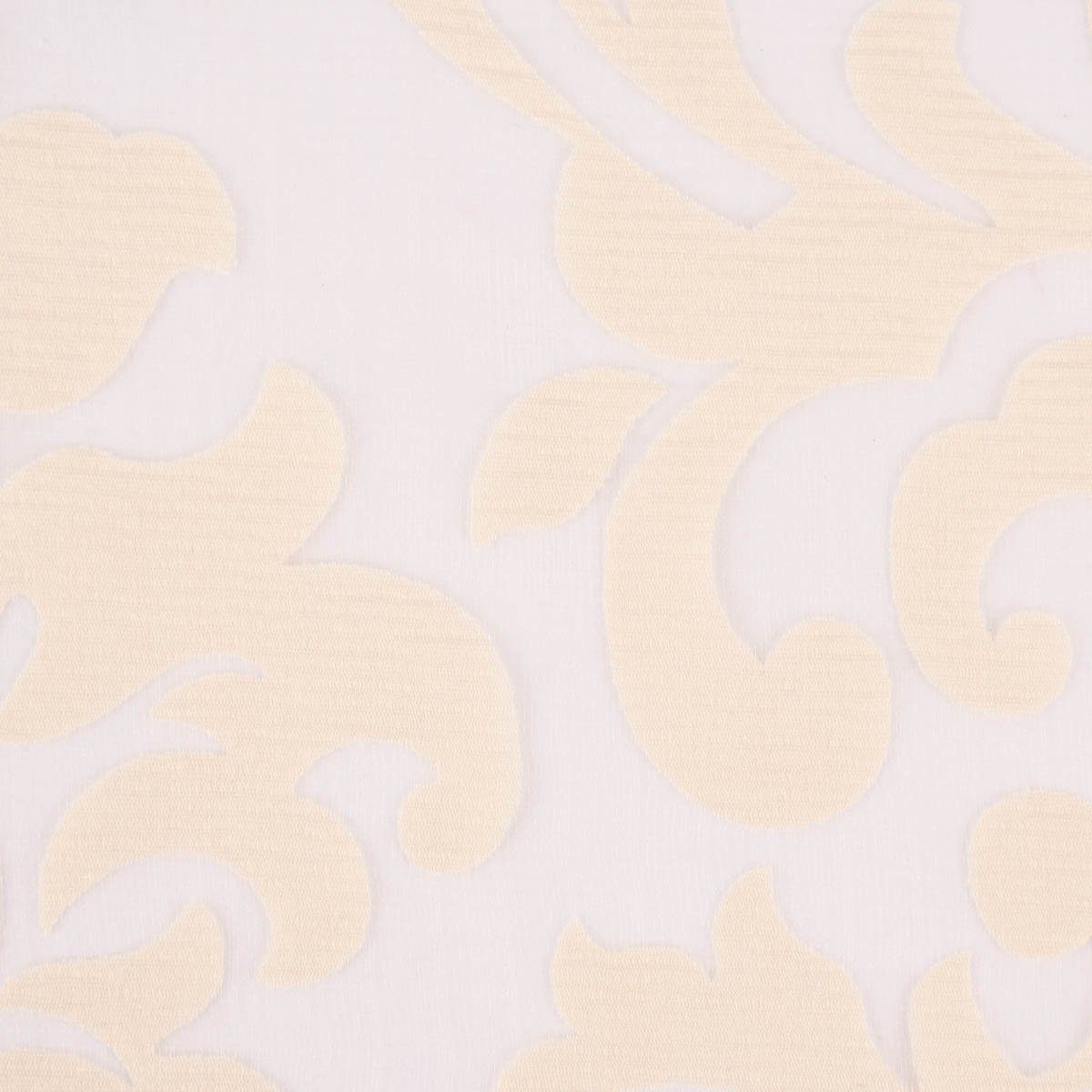 Meterware Rasch Textil Stores Ausbrenner Dali Ornamente beige 280cm,  halbtransparent, Viskose, überbreit | Fertiggardinen